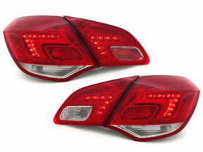 leuchten 2010-2015, Paarweise Darstellung für Opel Astra J rote LED Rück