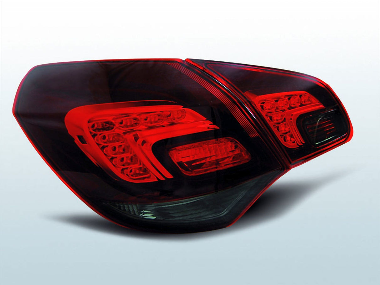 LED Rückleuchten in rot matt für Opel Astra J  2010-2015