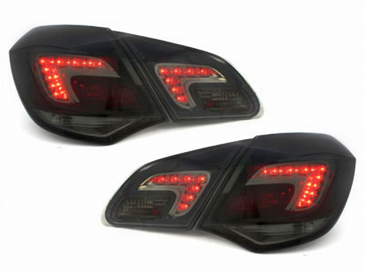 Für Opel Astra J LED Rückleuchten in schwarz 2010-2015