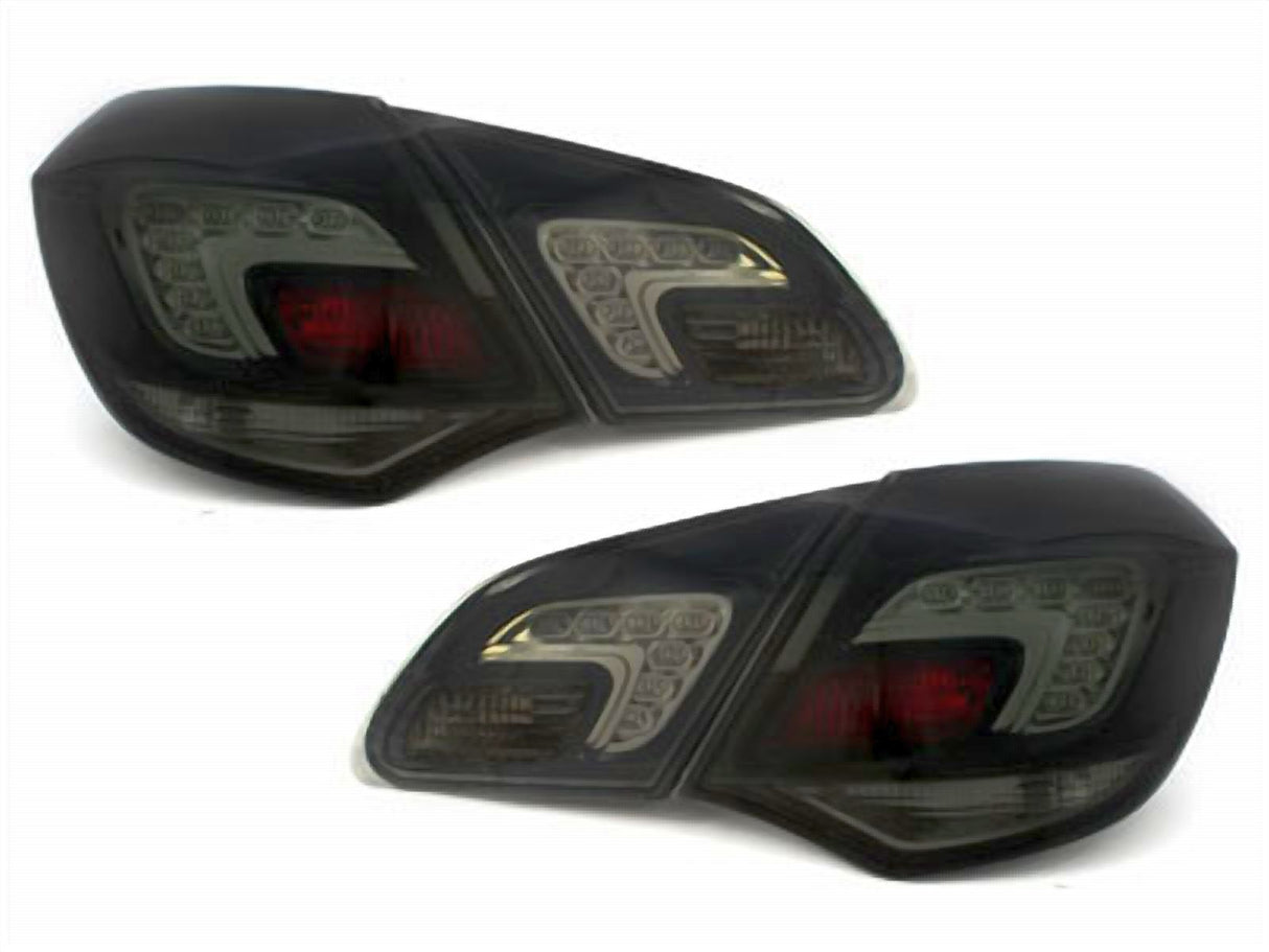 Für Opel Astra J LED Rückleuchten in schwarz 2010-2015