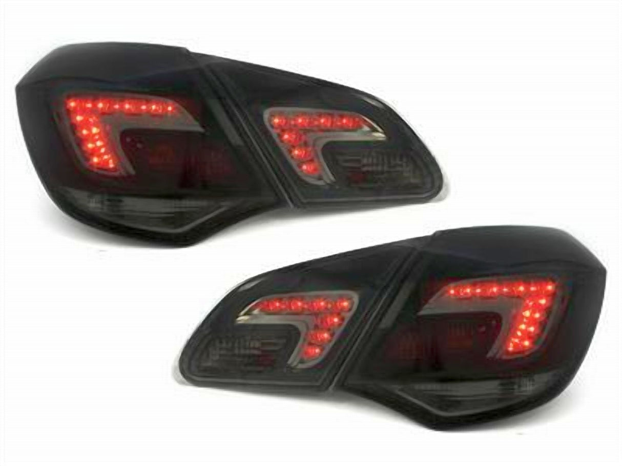 Für Opel Astra J LED Rückleuchten in schwarz 2010-2015