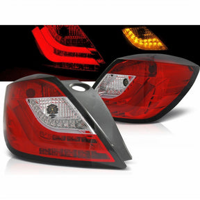 Rote Light Bar LED Rückleuchten für Opel Astra H GTC, Tuning Rücklichter