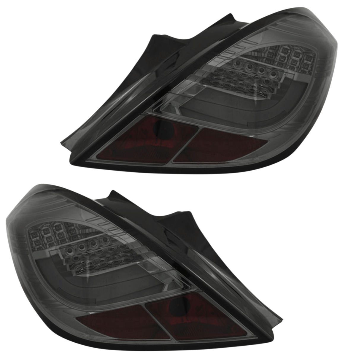 LED Rückleuchten Set Matt für Opel Corsa D 3-Türer 04.2006-2014 Lightbar