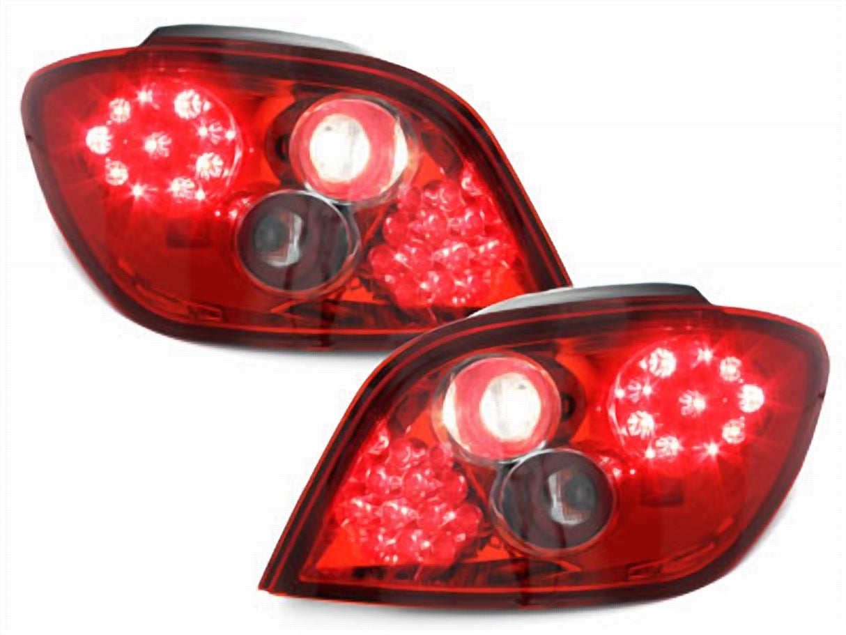 Für Peugeot 307 LED Rückleuchten in rot 04.2001-2007