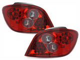 Für Peugeot 307 LED Rückleuchten in rot 04.2001-2007