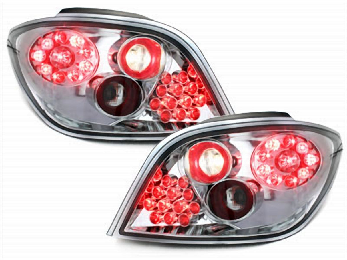 Für Peugeot 307 LED Rückleuchten in chrom 04.2001-2007