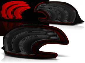 LED Lightbar Rückleuchten rot für Peugeot 208 2012-2015, dynamische Blinker, Rücklicht