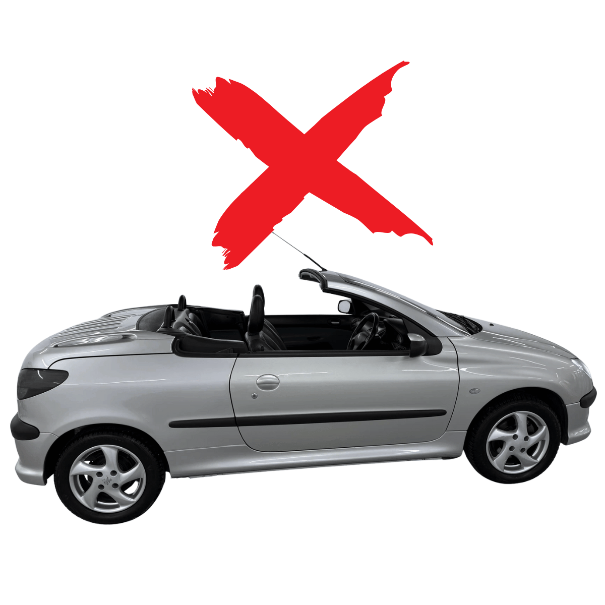 LED Light Bar Rückleuchten Set in Rot-Weiß für Peugeot 206 10.1998-2003 3+5 Türer