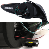 LED Light Bar Rückleuchten Set in Rot-Weiß für Peugeot 206 10.1998-2003 3+5 Türer