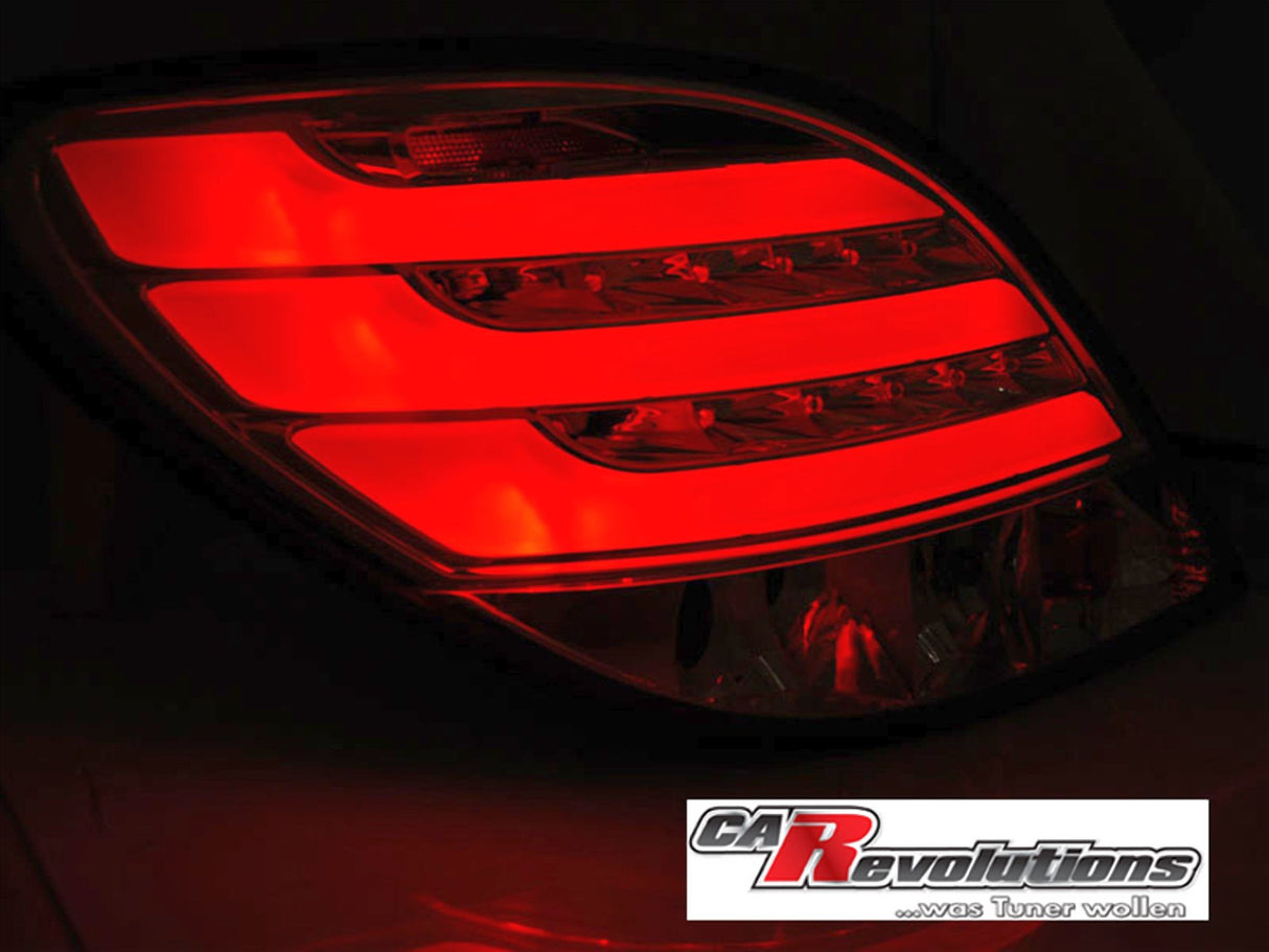 LED Light Bar Rückleuchten in chrom für Peugeot 207 05.2006-06.09 kein CC SW