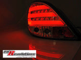 LED Light Bar Rückleuchten in chrom für Peugeot 207 05.2006-06.09 kein CC SW