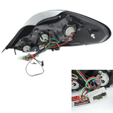 LED LightBar Rückleuchten in Rot-Smoke für Peugeot 207 05.2006-06.2009 kein CC SW