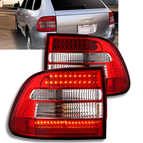 LED Rückleuchten rot für Porsche Cayenne 2002-2006, Tuning Rücklichter Set