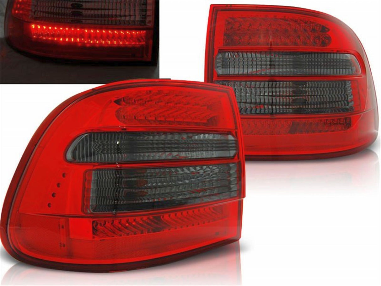 LED Rückleuchten Set für Porsche Cayenne 2002 - 2006 in rot matt