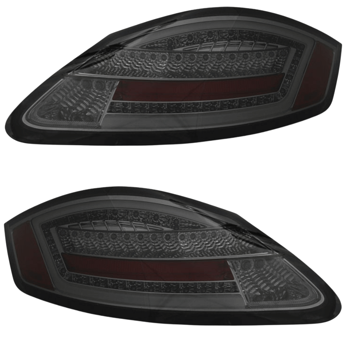 LED Rückleuchten für Ford Focus MK3 Facelift im Dark Design, smoked