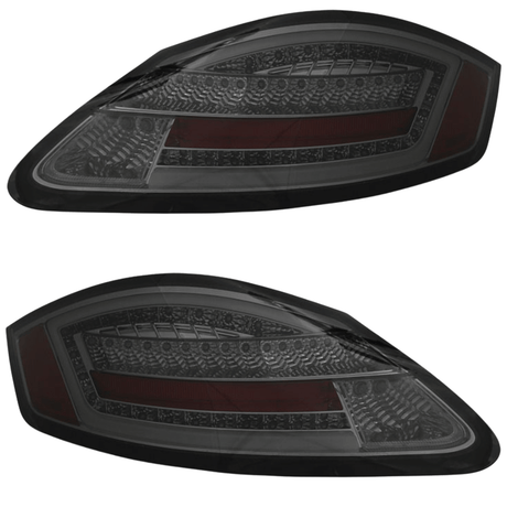 LED Rückleuchten für Ford Focus MK3 Facelift im Dark Design, smoked