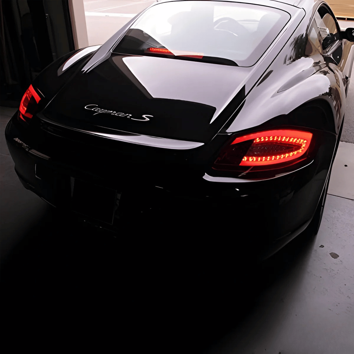 leuchten LED rot, Tuning Zubehör CR-Tuning für Porsche Cayman S Rück