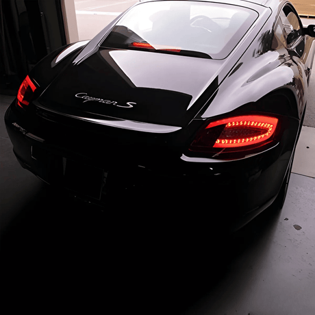 leuchten LED rot, Tuning Zubehör CR-Tuning für Porsche Cayman S Rück