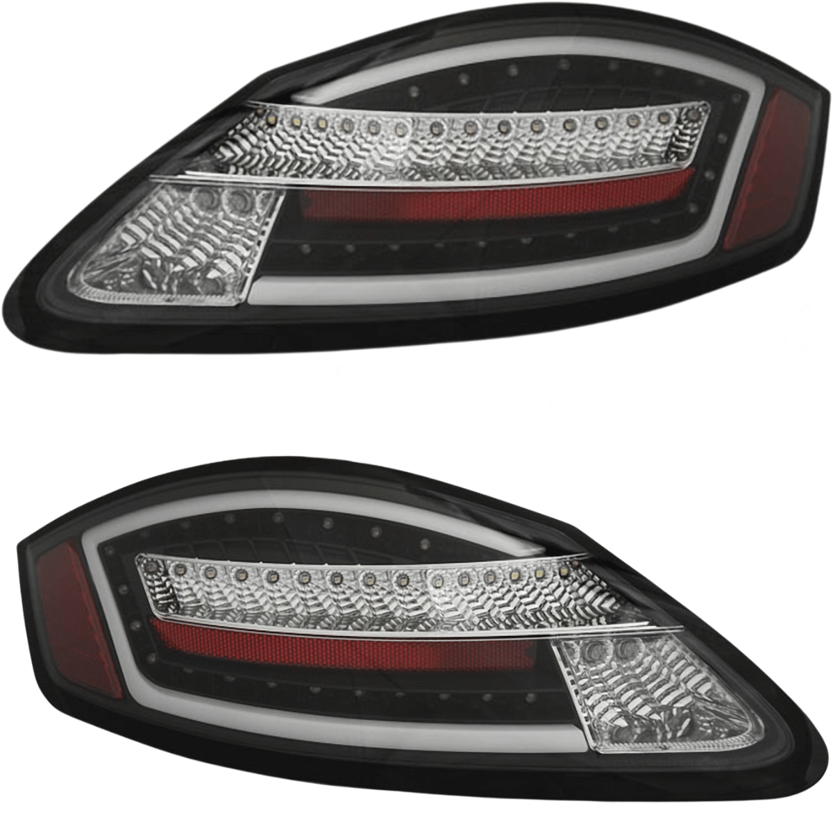 CR-Tuning LED Rückleuchten für Ford Focus 2, schwarz, mit dynamischem Blinker