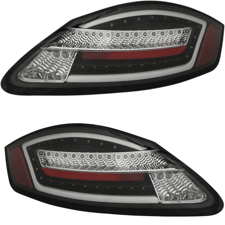 CR-Tuning LED Rückleuchten für Ford Focus 2, schwarz, mit dynamischem Blinker