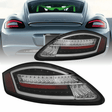 Voll LED Rückleuchten Set Schwarz Porsche Boxster Cayman 987 mit dynamischen Blinkern