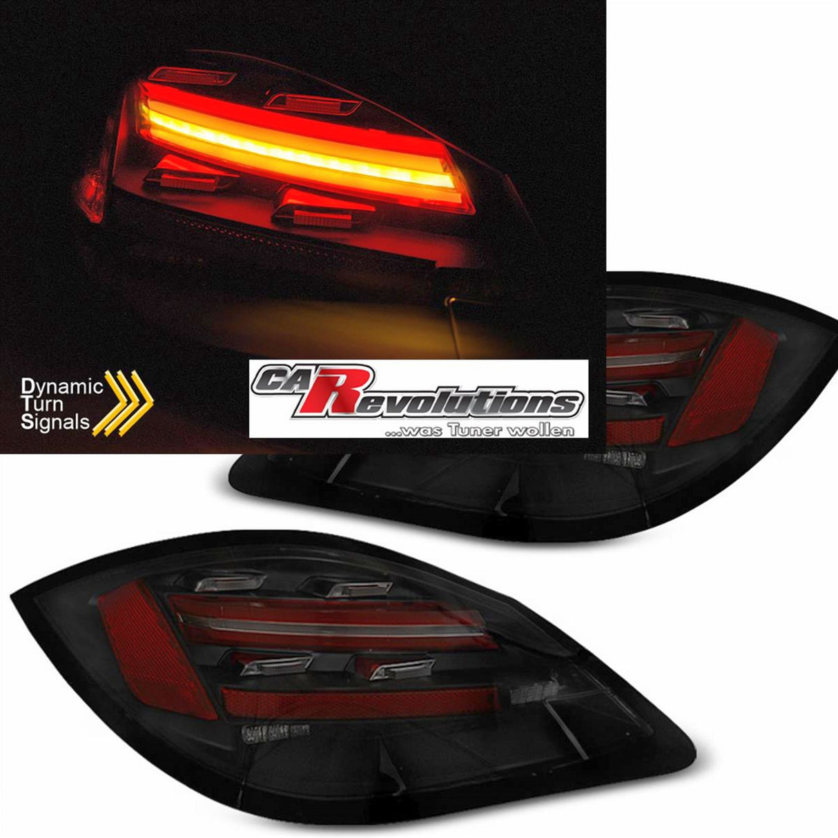 Led Rückleuchten dynamische Blinker für Porsche Boxster 987 Cayman in smoke 2009-2012