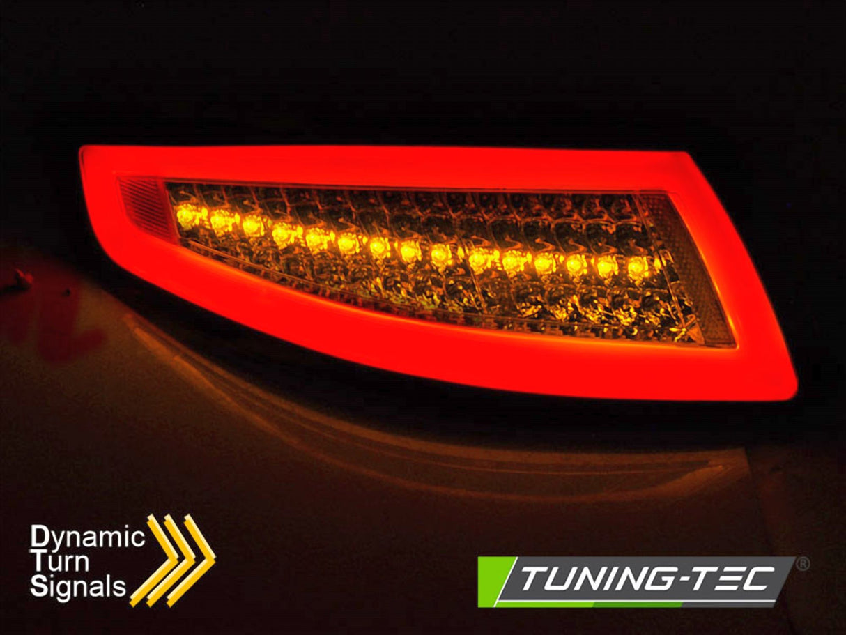 Voll LED Lightbar Rückleuchten LAUFLICHT für Porsche 911 997 Coupe Cabrio smoke 2004-2009