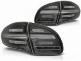 Voll LED dynamische Rückleuchten Set für Porsche Cayenne 92A schwarz 2010-2015