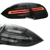 Voll LED dynamische Rückleuchten Set für Porsche Cayenne 92A Klarglas schwarz 2010-2015