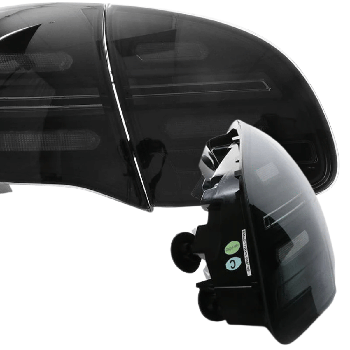 Voll LED dynamische Blinker Rückleuchten Set Für Porsche Cayenne 92A schwarz matt 2010-2015