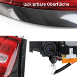 Rückleuchten mit LED-Technik für Audi A4 B8 Facelift, lackierbare Oberfläche, detaillierte Ansicht