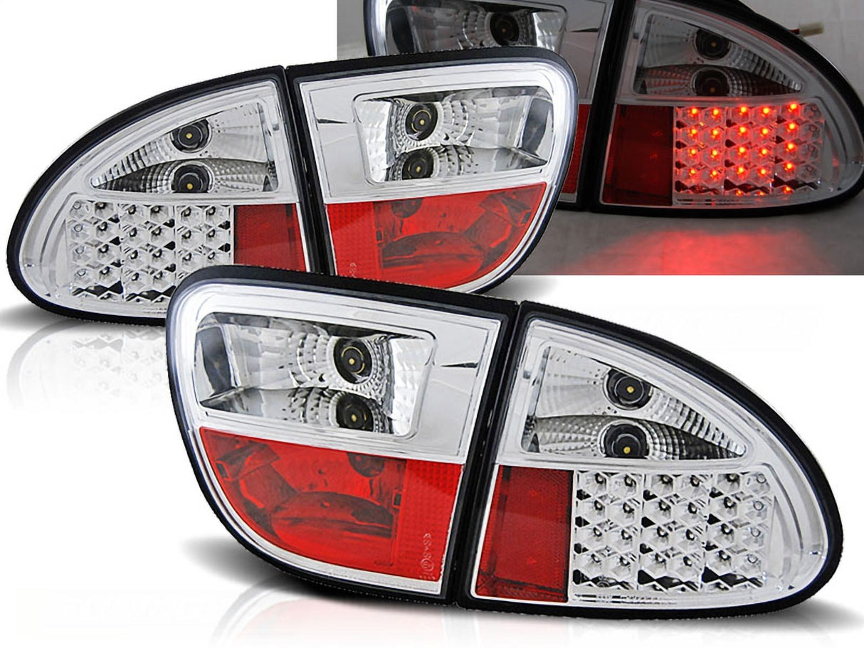 LED Rückleuchten in chrom für Seat Leon 04.1999-08.2004