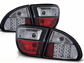 Schwarze LED Rückleuchten Seat Leon 1M 1999-2004 Tuning Rücklichter