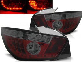 LED Rückleuchten Set rot smoke für Seat Ibiza 6J 06.2008-03.2012 - 3 Türer - CR Tuning