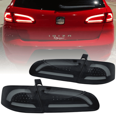 LED Lightbar Rückleuchten Set für Seat Ibiza 6L 2002–2008 smoke - CR Tuning