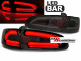 Led LightBar Rückleuchten in rot matt für Seat Ibiza 6L 2002-2008- E-Zeichen red smoke