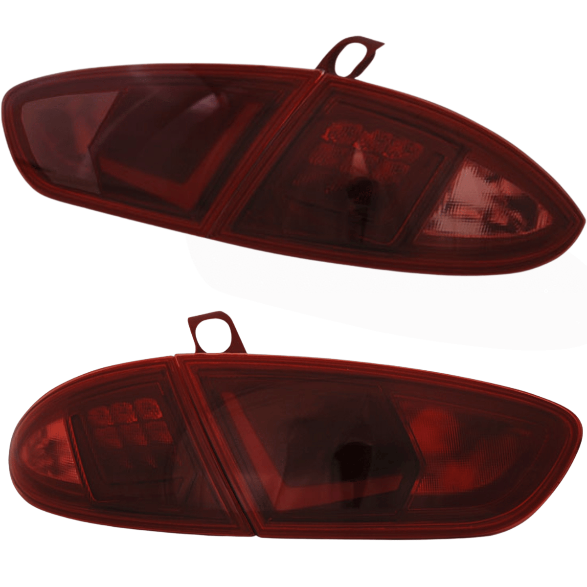 LED Rückleuchten Set in Rot-Smoke für Seat Leon 1P 03.2009-2012 mit LightBar