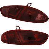 LED Rückleuchten Set in Rot-Smoke für Seat Leon 1P 03.2009-2012 mit LightBar