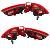 LED Rückleuchten Set in Rot-Smoke für Seat Leon 1P 03.2009-2012 mit LightBar
