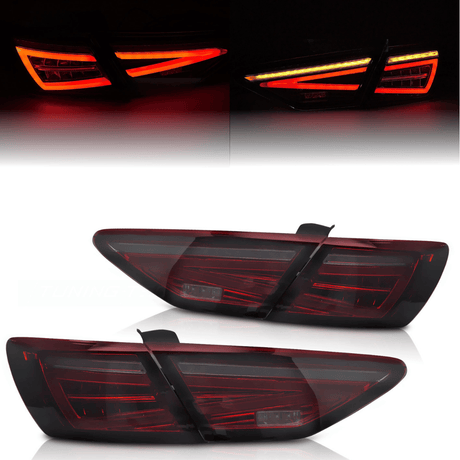 LED Rückleuchten Set Rot Smoke für Seat Leon III 5F 2012-2020 Lauflicht OEM LED