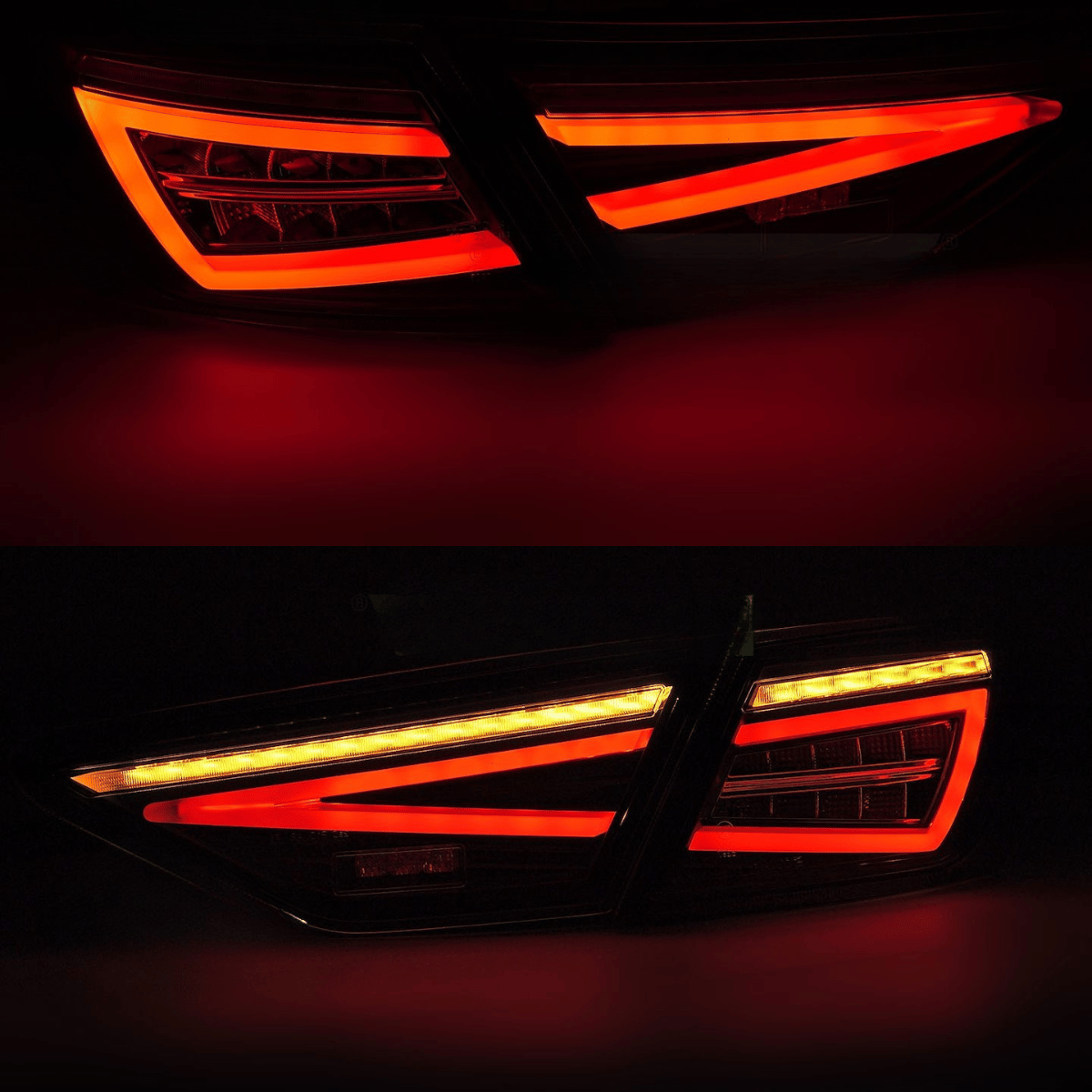 LED Rückleuchten Set Rot Smoke für Seat Leon III 5F 2012-2020 Lauflicht OEM LED
