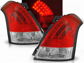 LED Rückleuchten in rot weiß für Suzuki Swift 05.2005-2010 - CR Tuning
