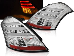 LED Lightbar Rückleuchten in chrom für Suzuki Swift IV ab 2010 - CR Tuning