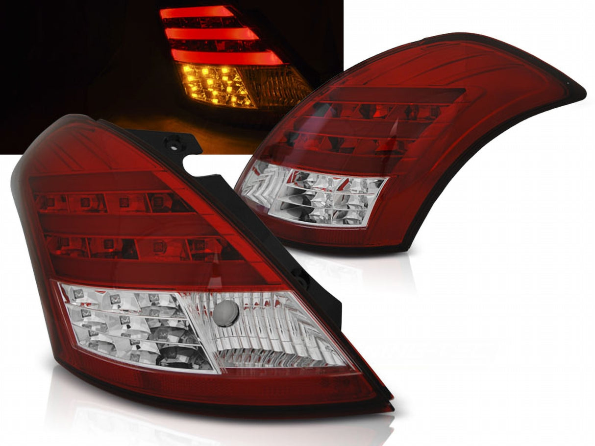 LED Lightbar Rückleuchten rot für Suzuki Swift IV ab 2010