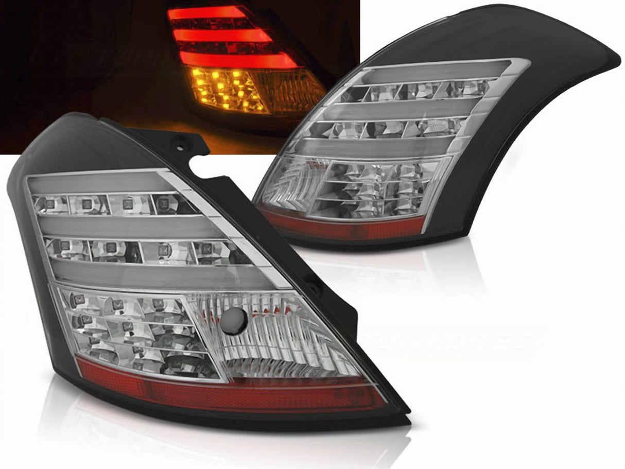 LED LightBar Rückleuchten in schwarz für Suzuki Swift IV ab 2010
