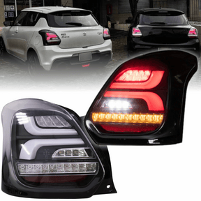 Voll LED Rückleuchten Set Schwarz dynamischer Blinker für Suzuki Swift AZ 2017-2025 - CR Tuning