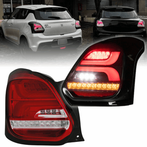 Voll LED Rückleuchten Set rot weiß dynamischer Blinker für Suzuki Swift AZ 2017-2025 - CR Tuning