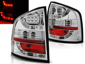 Chrom LED Rückleuchten Skoda Octavia II Kombi 04-12, Tuning Rücklichter