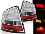 LED Lightbar Rückleuchten in chrom für Skoda Octavia 1Z Limo 03.2004