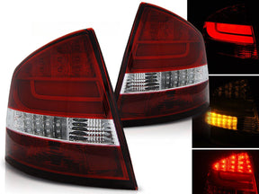 LED Lightbar Rückleuchten Skoda Octavia 1Z Limo rot, Rücklicht Tuning Zubehör